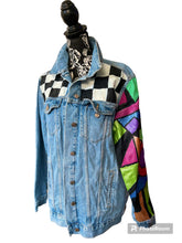 Load image into Gallery viewer, Whimsie Denim Painted Jacket
