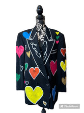 Load image into Gallery viewer, Have a Heart Painted Blazer
