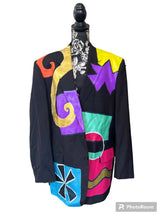 Load image into Gallery viewer, Whimsie Hand Painted Blazer
