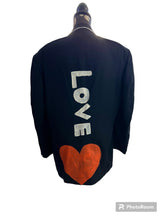 Load image into Gallery viewer, Have a Heart Painted Blazer
