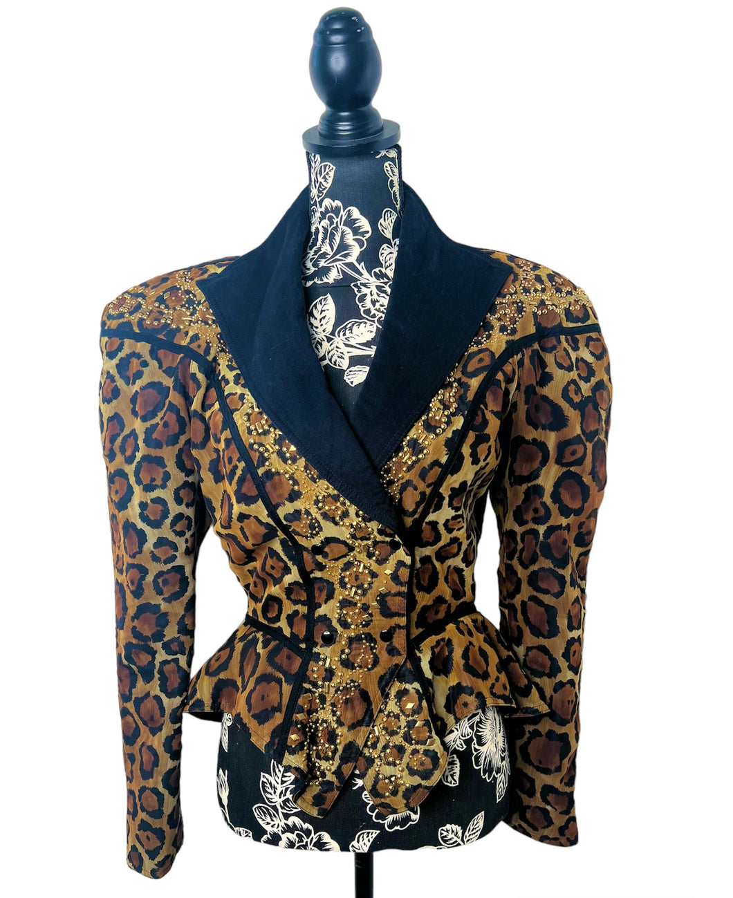 Vintage Cache Animal Print Jacket