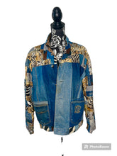 Load image into Gallery viewer, Custom Animal Print Denim Jacket
