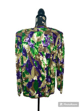 Load image into Gallery viewer, Vintage Mari Gras Blazer
