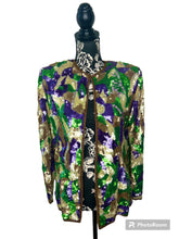 Load image into Gallery viewer, Vintage Mari Gras Blazer
